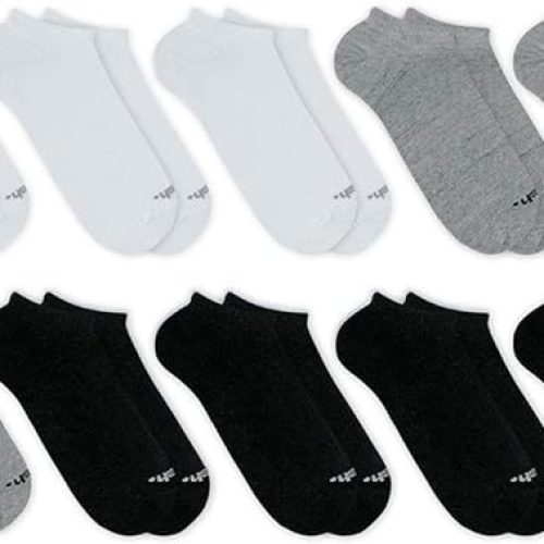 Kit 10 Pares Meia Invisível Mash Unissex Algodão Sapatilha Cano Baixo